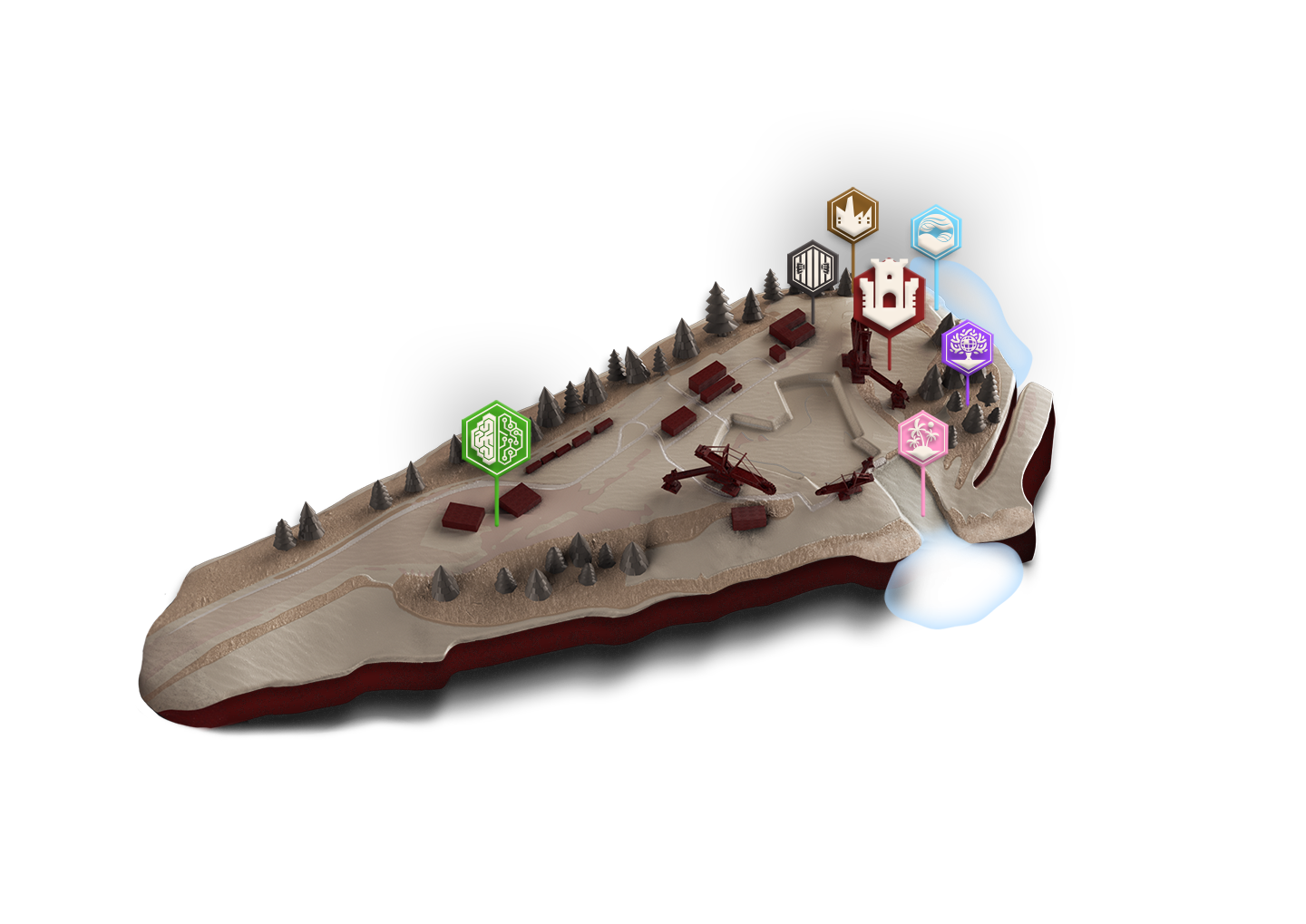 Festival Map, Techno Festival, Overview, Hitech