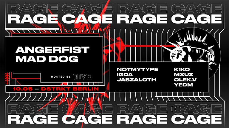 HIVE Techno Event Berlin Rage Cage